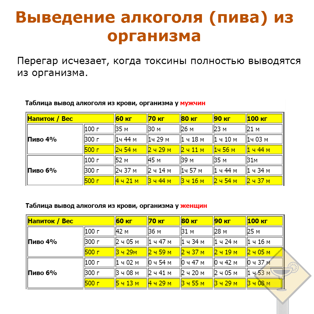 Через сколько можно садиться за руль после алкоголя? калькулятор