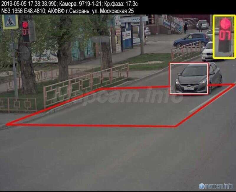 Как работает камера на стоп линию?