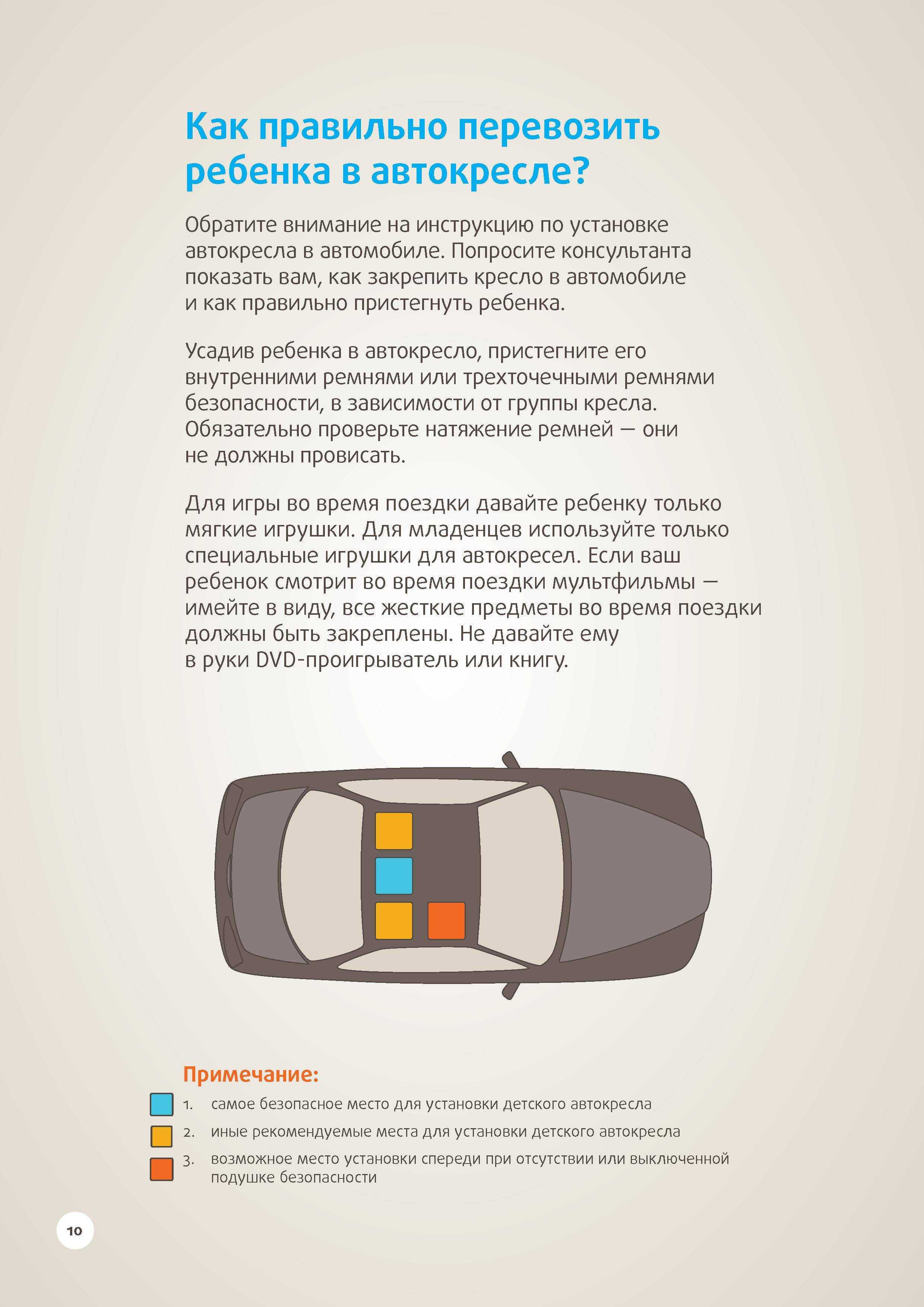 Самое безопасное место в автомобиле