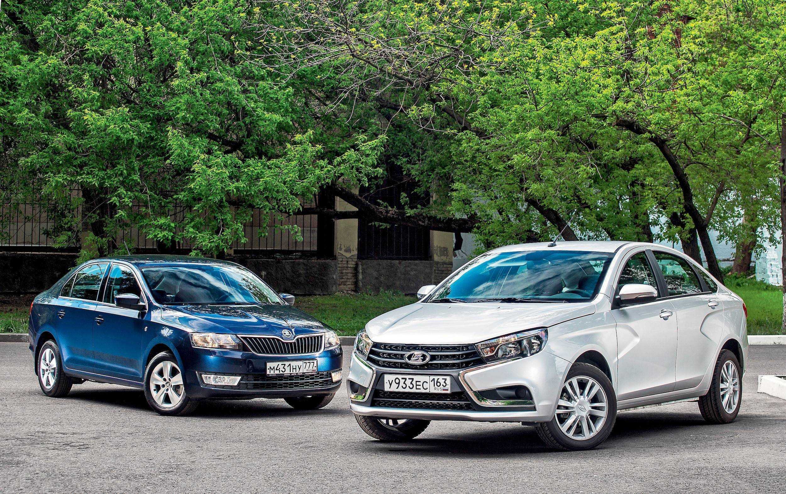 Какой автомобиль лучше: lada vesta или skoda rapid