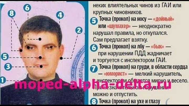 Метки на правах водителя и их значения: фото, точки, отметки и метки