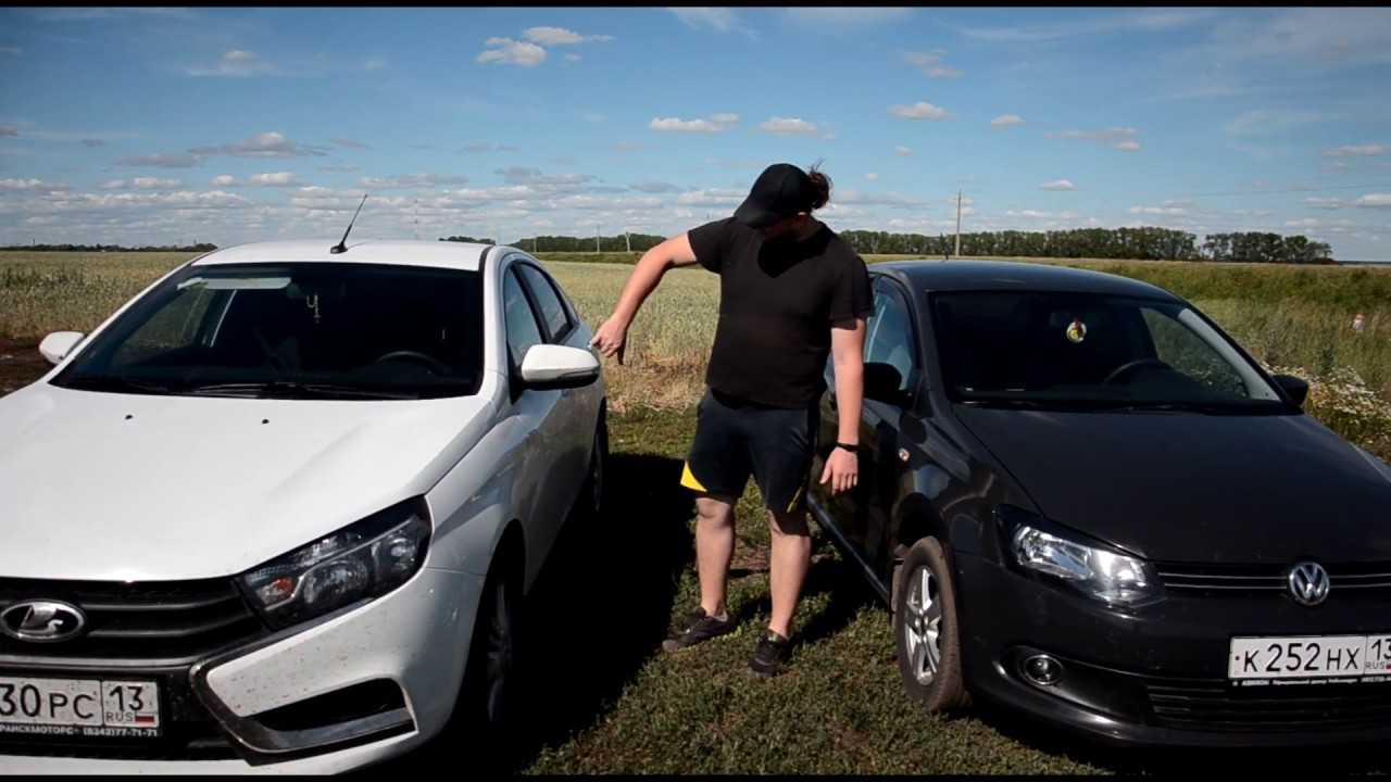 Сравнение lada granta (2011-2018) 1.6 (98 л.с.) лифтбек и volkswagen polo (2009-2014) 1.4 - new lada