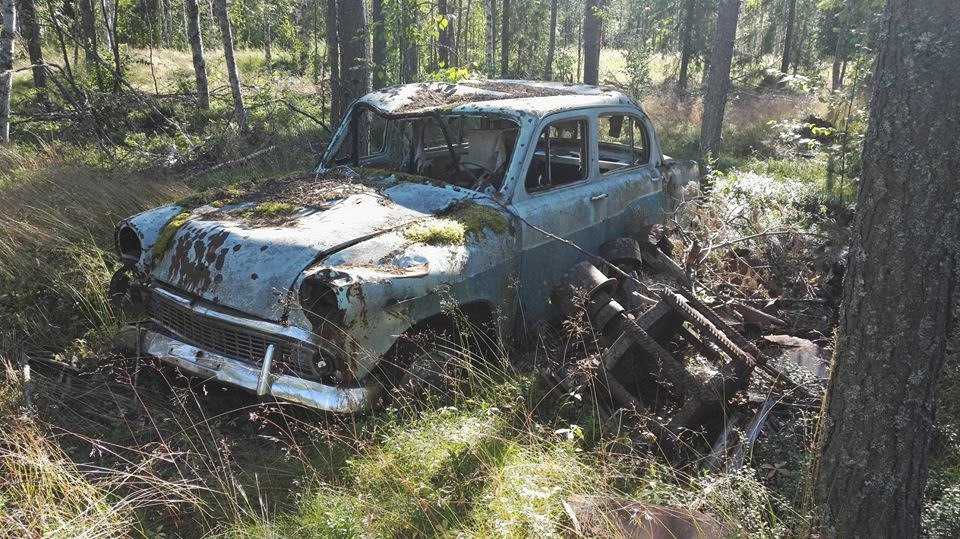 Советские авто в лесу финляндии — зачем их там оставили