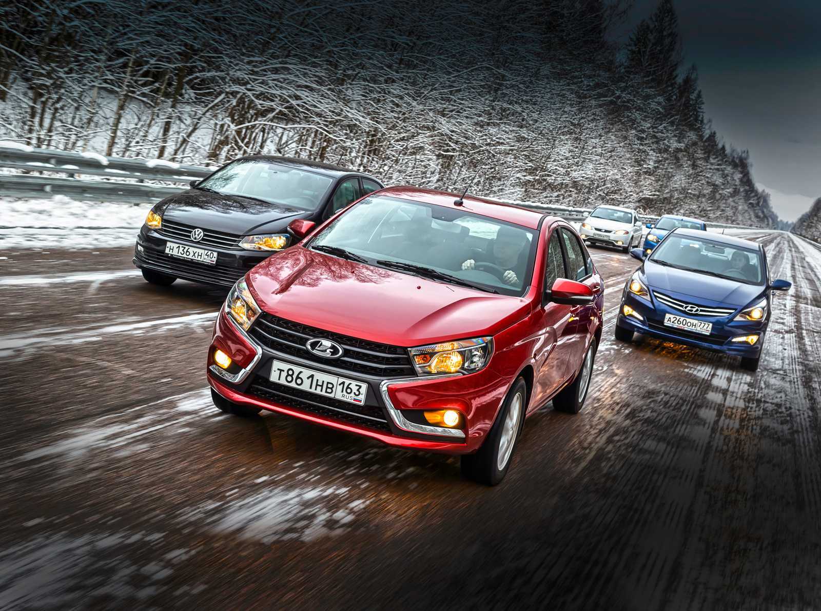 Сравнение lada granta и volkswagen polo