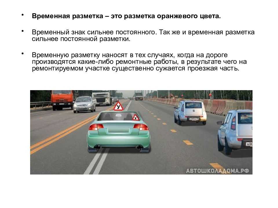 Что значит оранжевая полоса на дороге