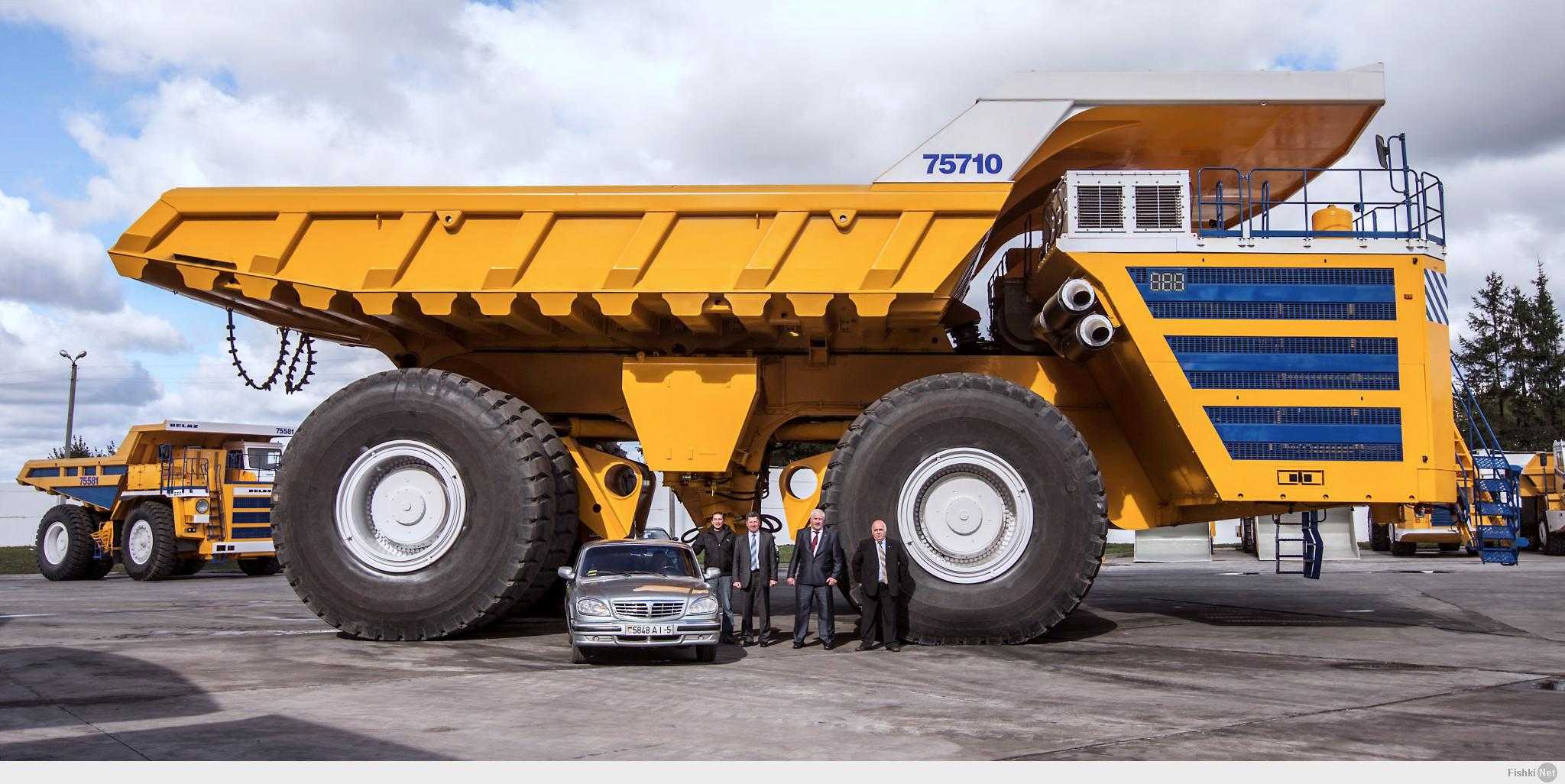 Белаз (belaz): как выглядит самый большой карьерный 500-тонный самосвал в сравнении с человеком