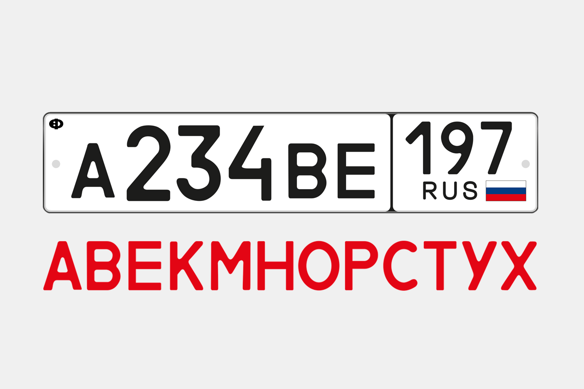 Причина отсутствия на номерных знаках букв «й», «ж», «ф», «я»