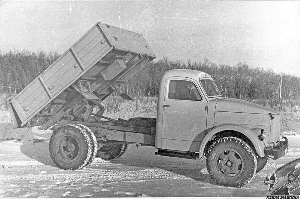 Самосвал газ-93д с деревянно-металлическим кузовом