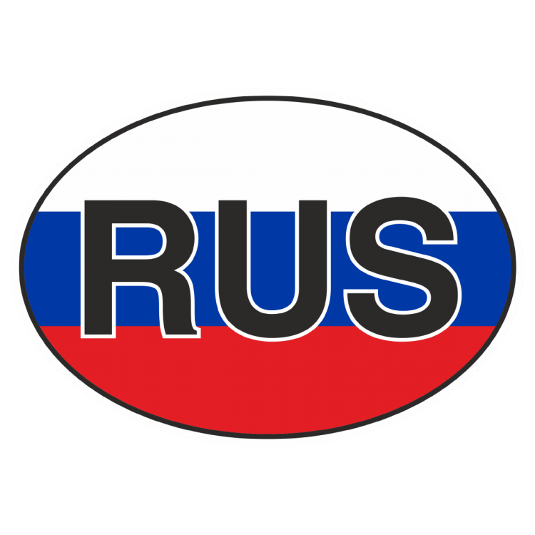 Знак rus на автомобиль