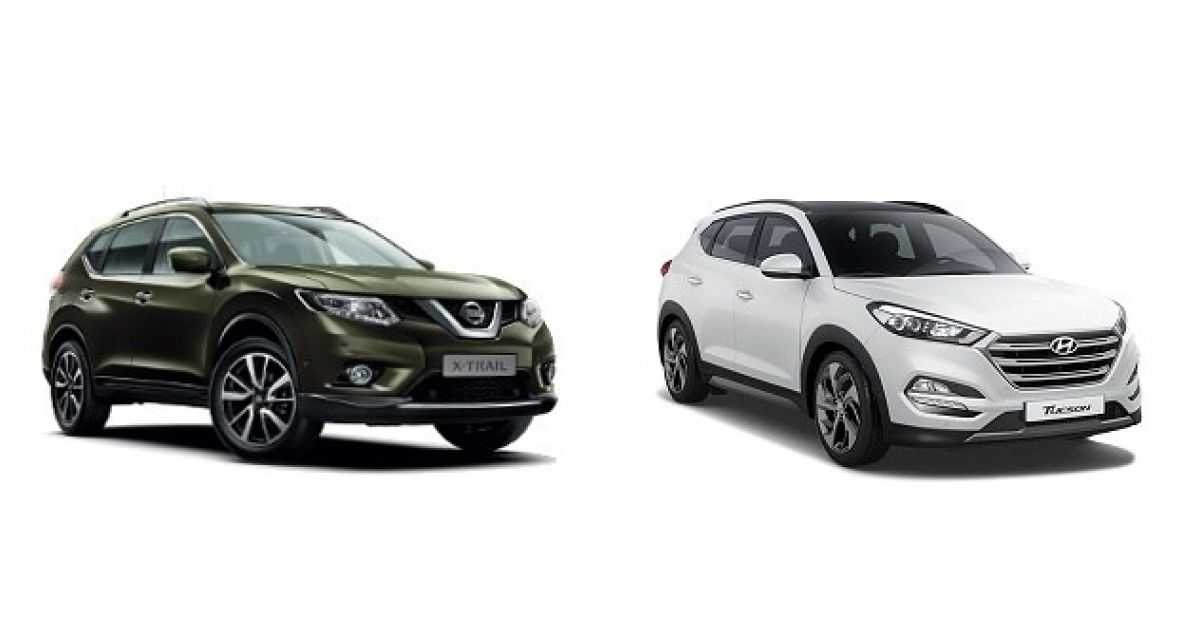 Сравнение nissan x-trail против hyundai tucson