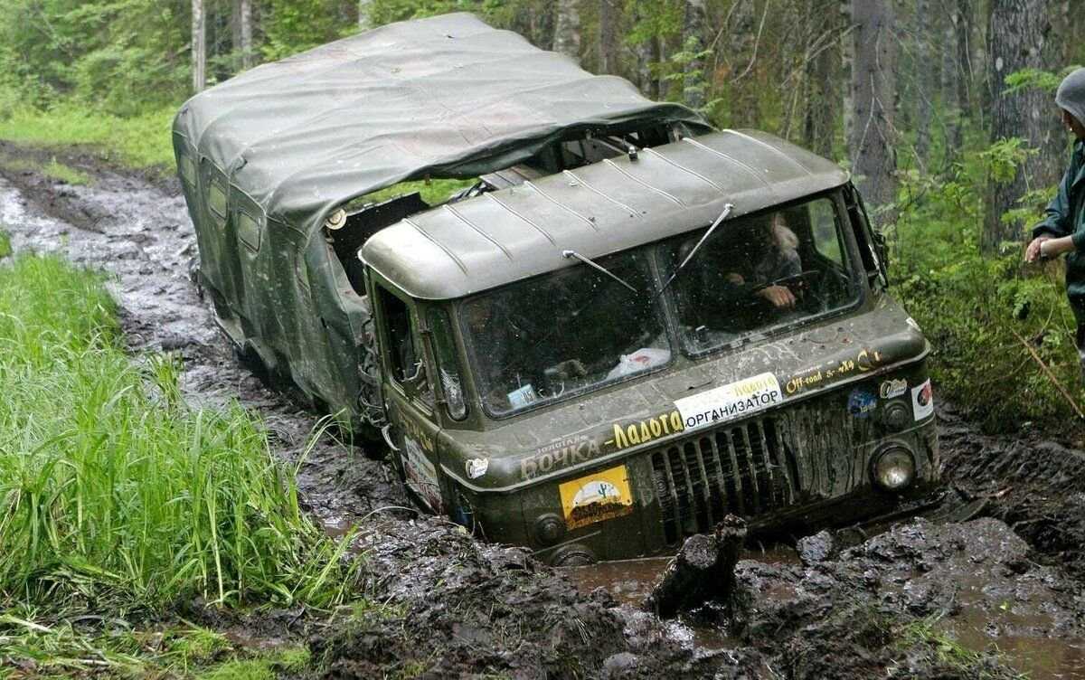 Передний привод езда по снегу