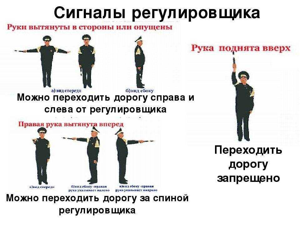 Условные сигналы и жесты подаваемые водителями в дороге