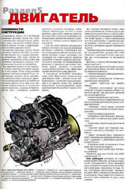 Газ-31105 с двигателем крайслер: технические характеристики, ремонт фото и видео