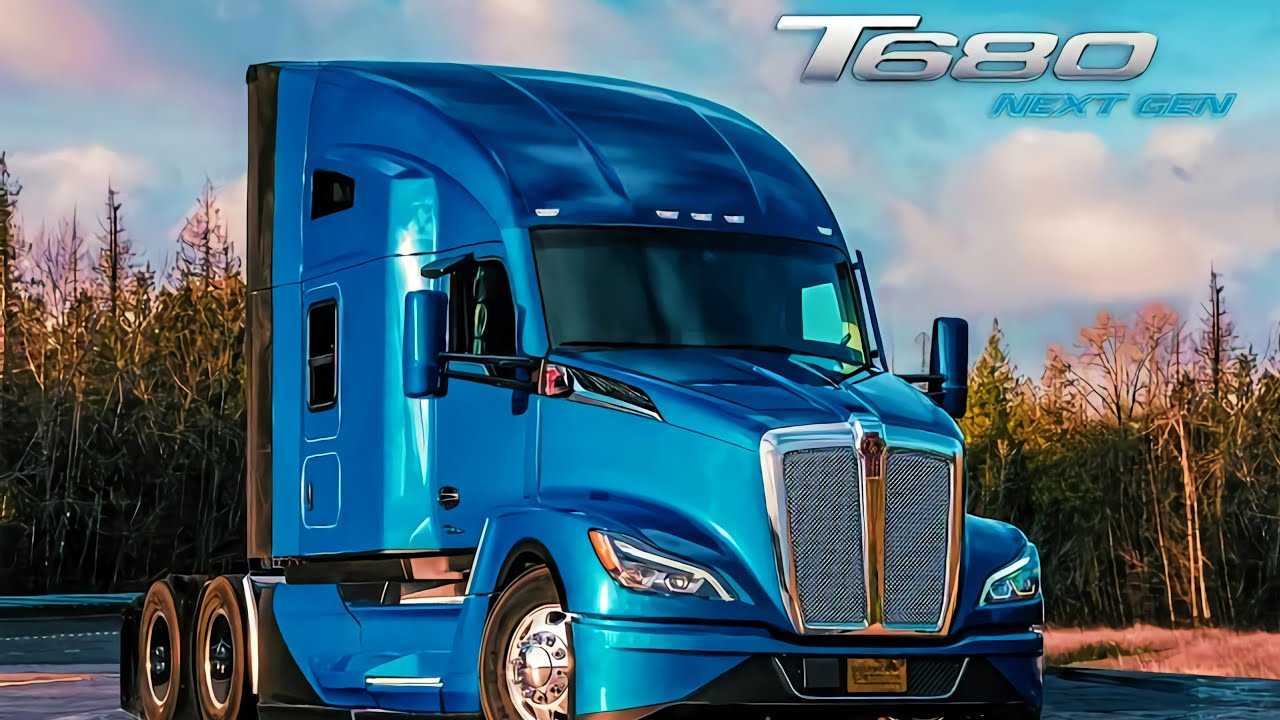 Kenworth раскрывает подробности о новом грузовике t680 next generation