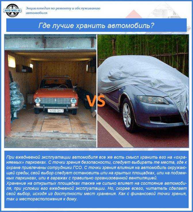 Хранение автомобиля зимой в гараже: все важные моменты и нюансы подготовки