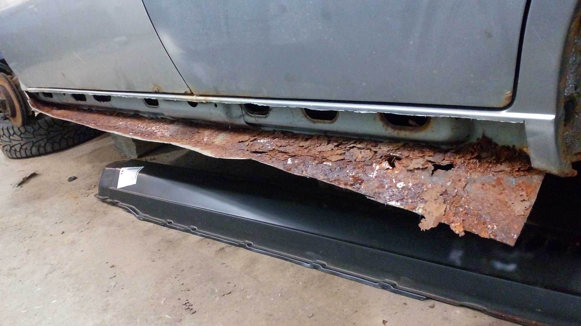 Бюджетный ремонт порогов автомобиля своими руками
