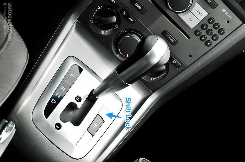 Кнопка shift lock release на акпп: что это и как пользоваться