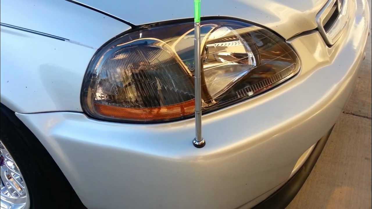 Зачем антенна на бампере праворуких авто