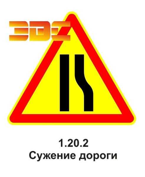 Кто должен уступить дорогу при сужении дороги, а у кого преимущество