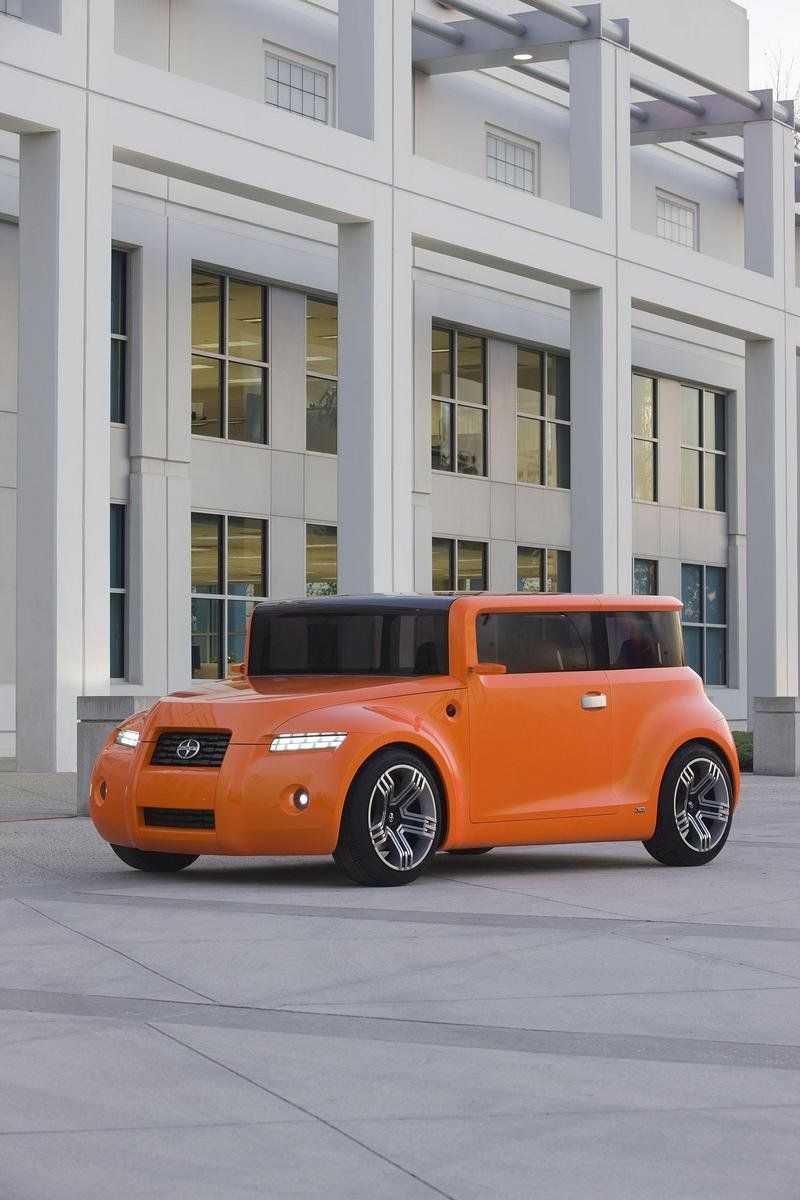 Toyota привезла в нью-йорк «квадратное» купе scion hako concept