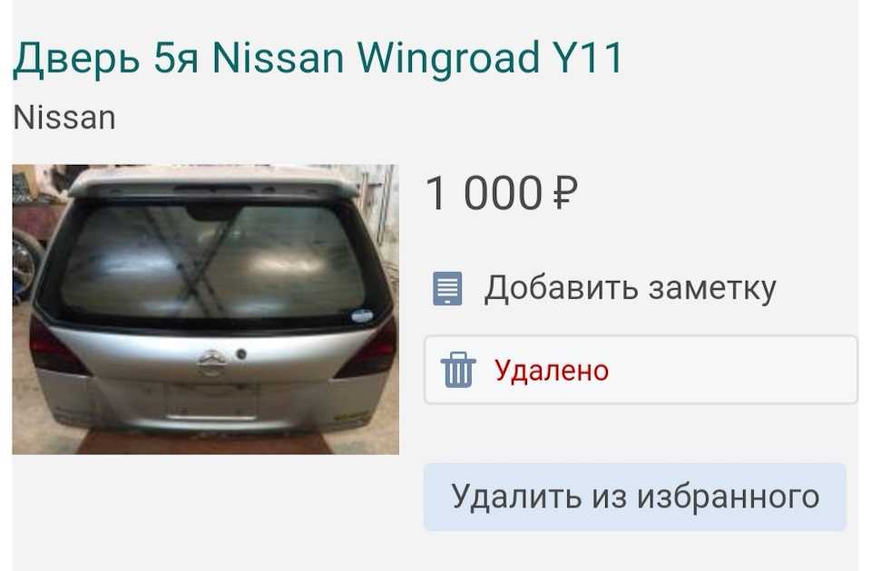Отзывы владельцев nissan wingroad