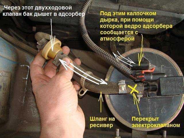 Признаки неисправности клапана адсорбера(абсорбера) — auto-self.ru